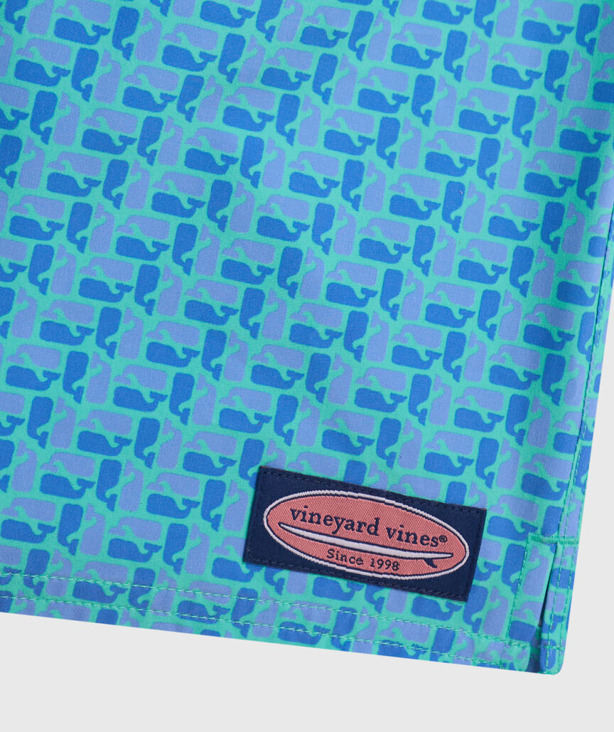 OUTLET Boys' Puzzle Whale Chappy Swim Trunks