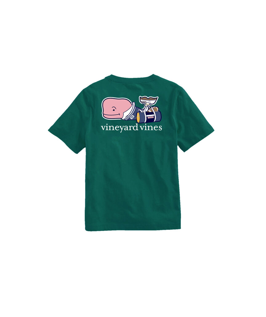OUTLET Boys' Football Player Whale Short-Sleeve Pocket Tee