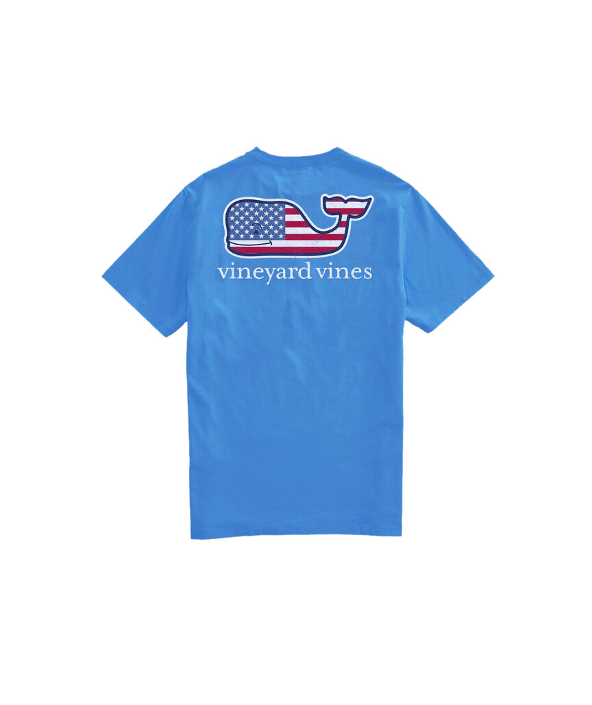 OUTLET Flag Whale Short-Sleeve Pocket Tee