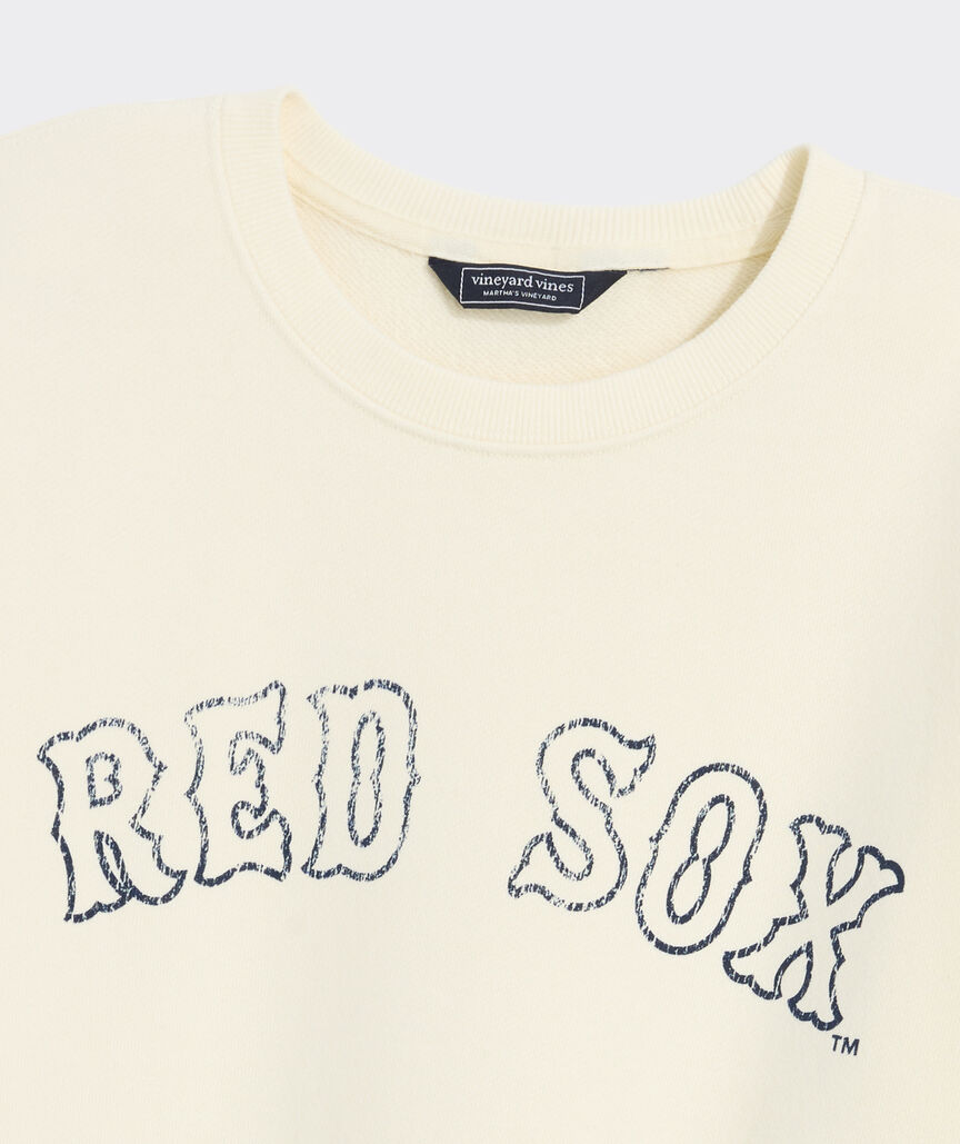 Women's Boston Red Sox Surf Terry Crewneck