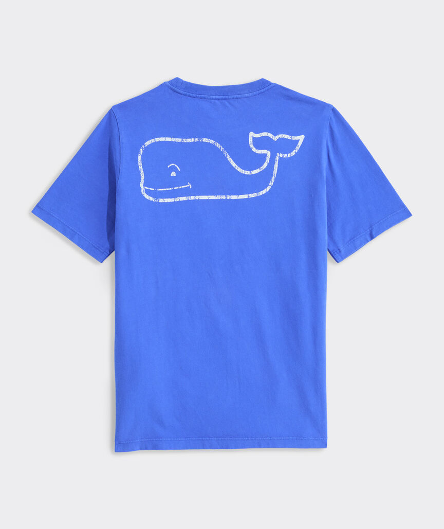 Boys' Neon Vintage Whale Short-Sleeve Pocket Tee