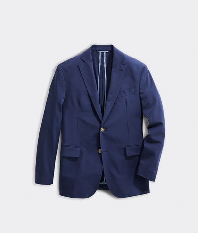 Vineyard Vines On-The-Go Blazer (Blue) (Size: 42) (Nylon Blend)