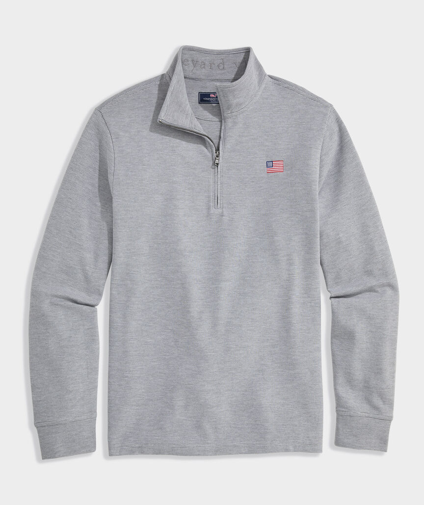 American Flag Saltwater Quarter-Zip