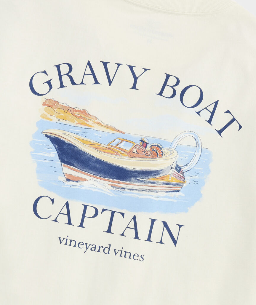 Gravy Boat Captain Long-Sleeve Pocket Tee