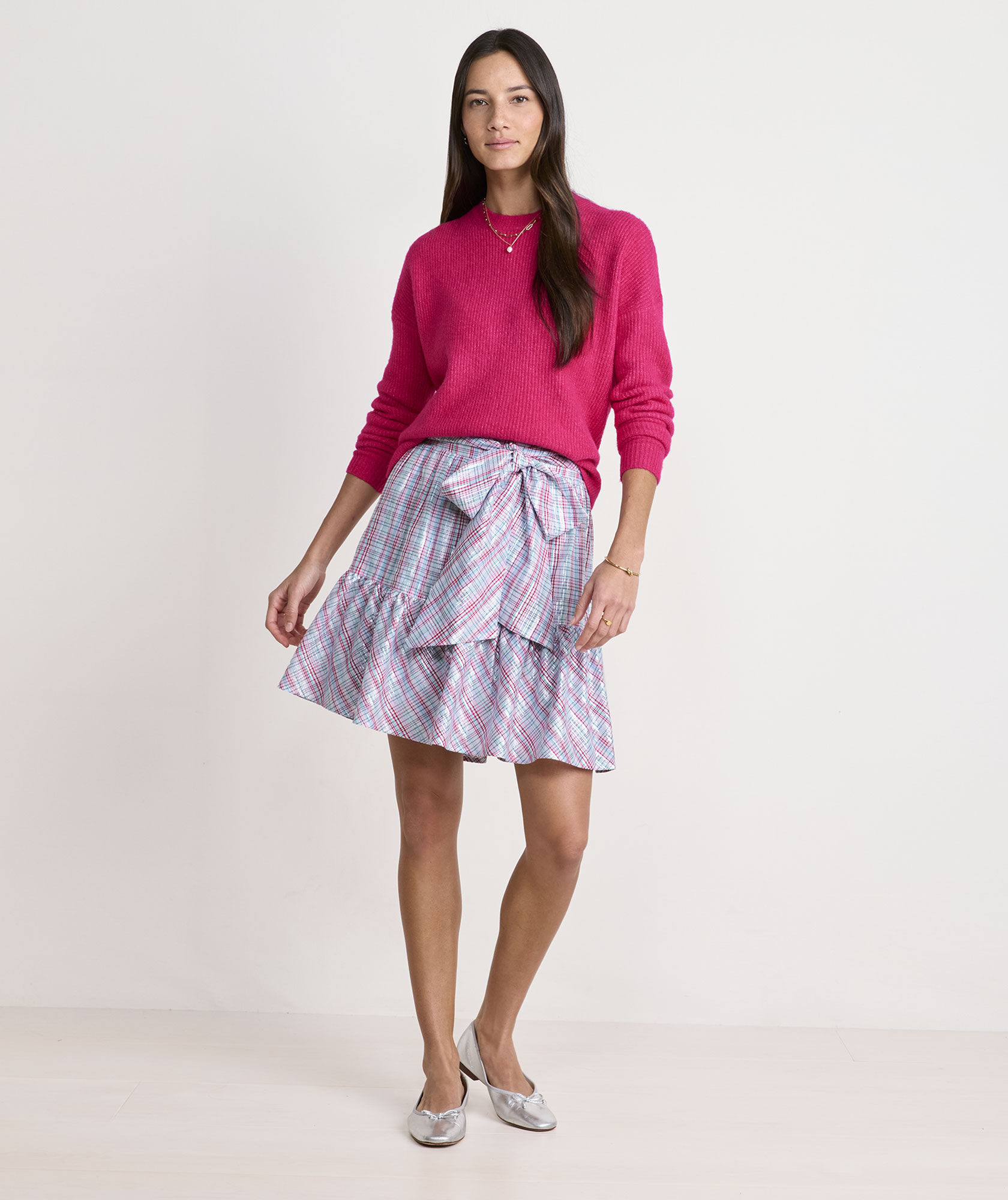 Ribbed Crewneck Sweater