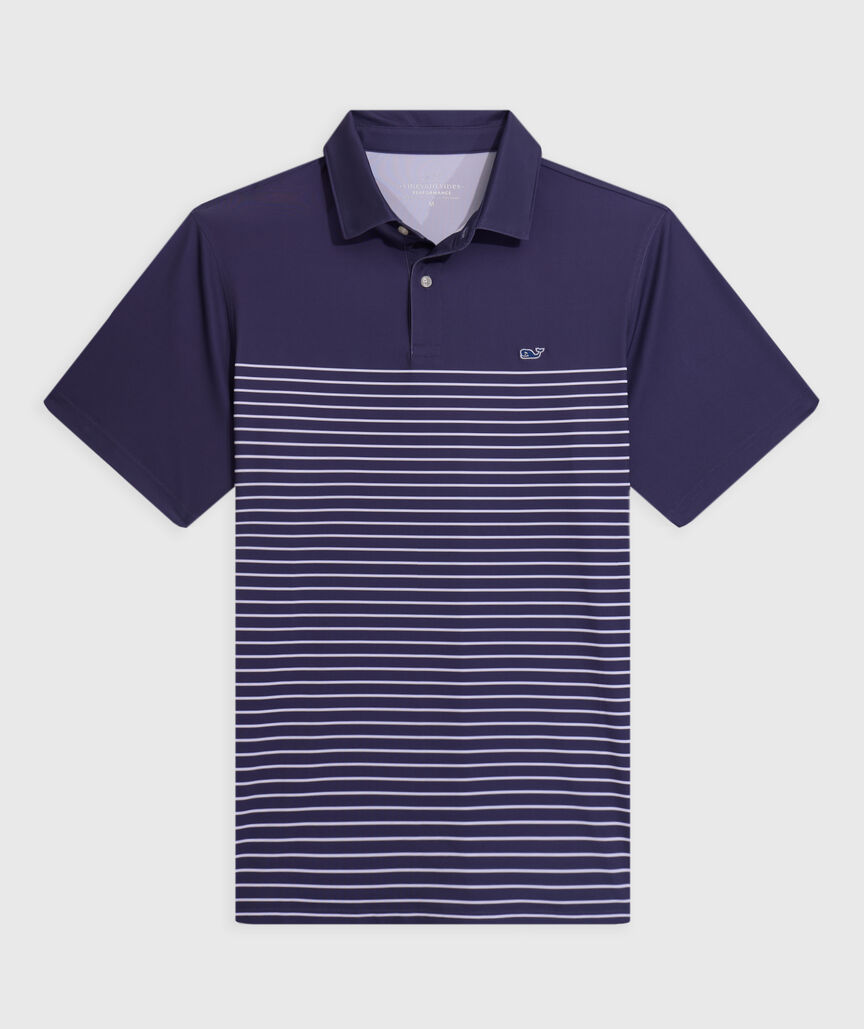 OUTLET Fairway Breton Stripe Performance Polo