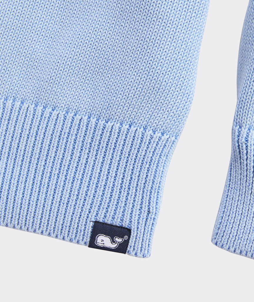 Garment-Dyed Cotton Crewneck