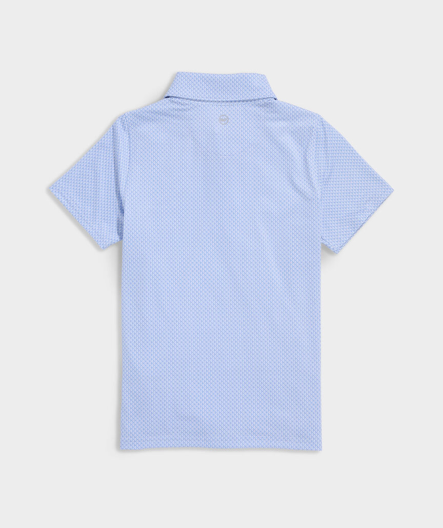 Boys' Performance Printed Sankaty Polo