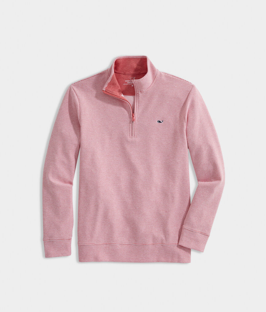 Coopers Town Stripe Saltwater 1/2-Zip Pullover