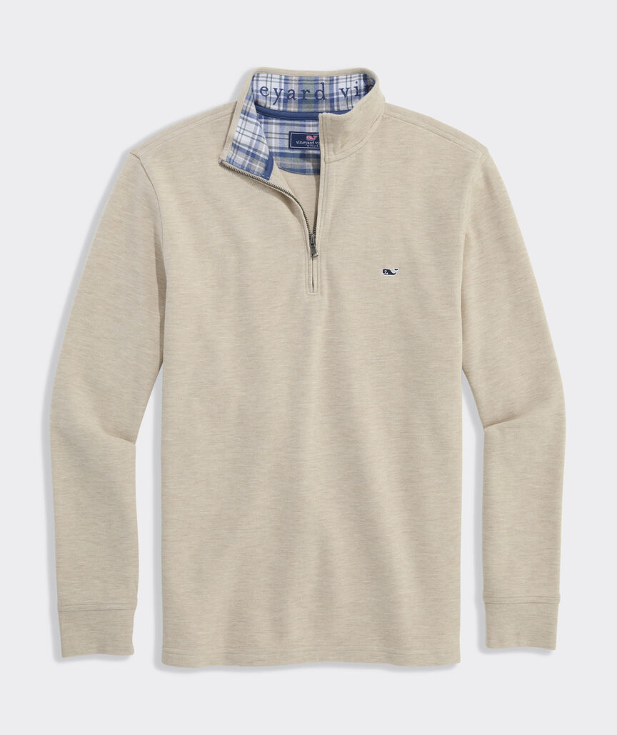 Plaid Collar Saltwater Quarter-Zip