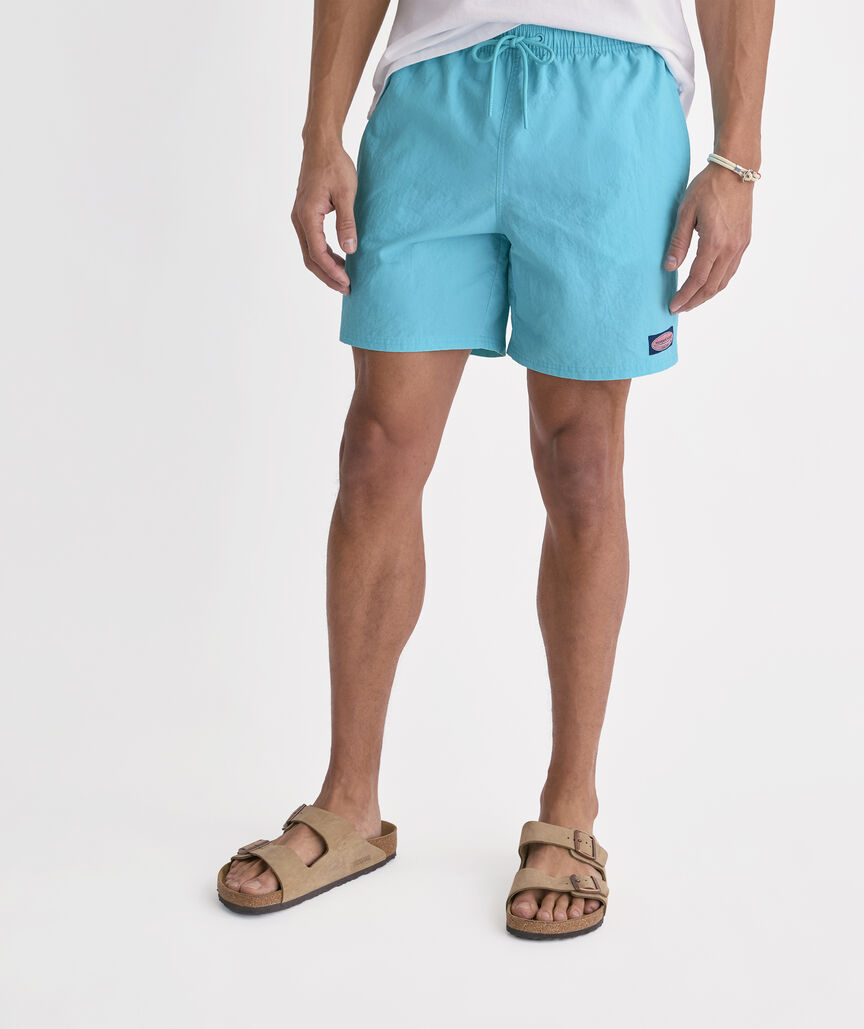 6 Inch Solid Island Swim Trunks