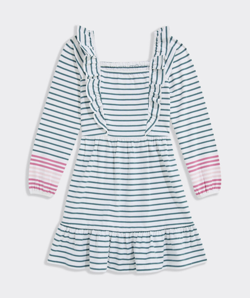 Girls' Long Sleeve Jersey Dress