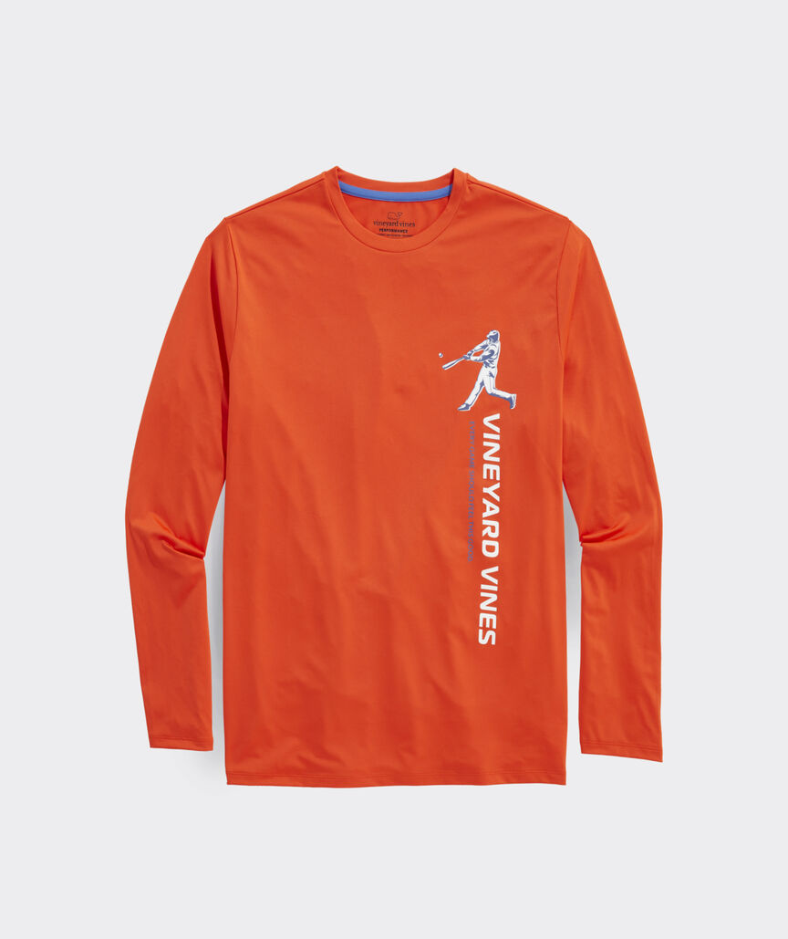 Baseball Swing Long-Sleeve Harbor Performance Tee