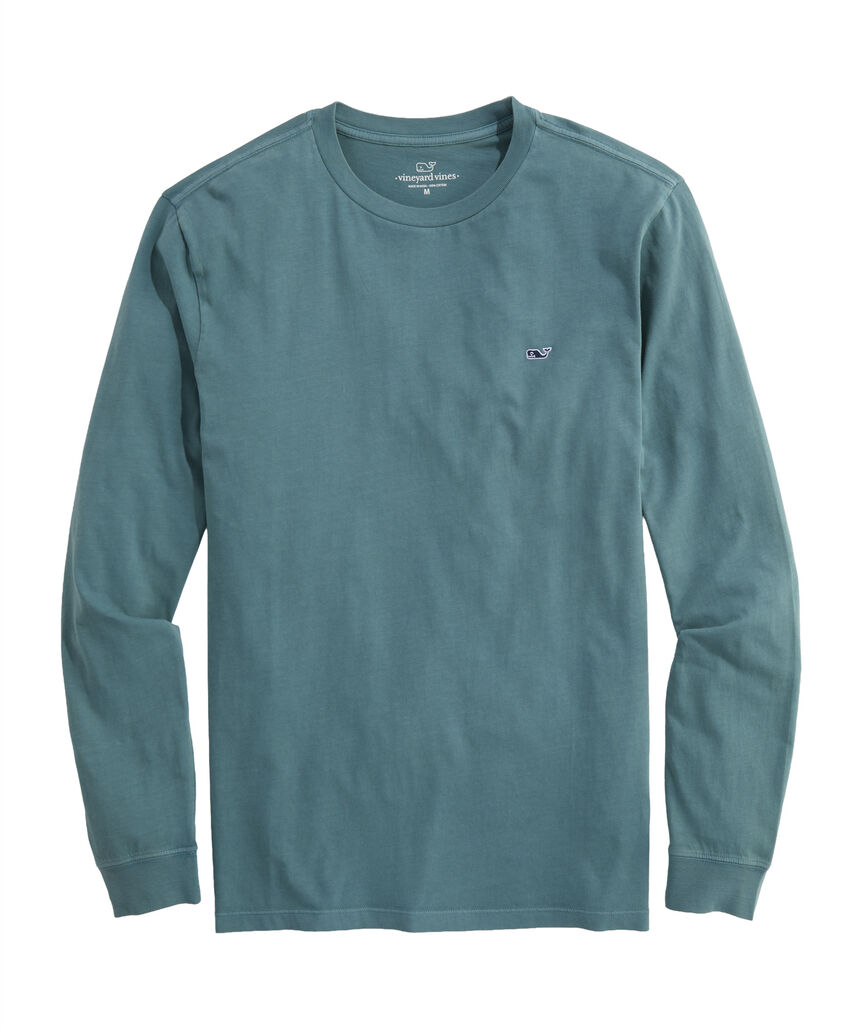 OUTLET Sunwashed Whale Embroidered Long-Sleeve Tee