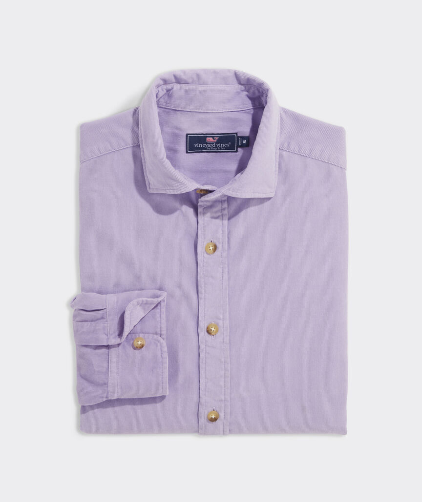 Shop Corduroy Spread Collar Shirt at vineyard vines