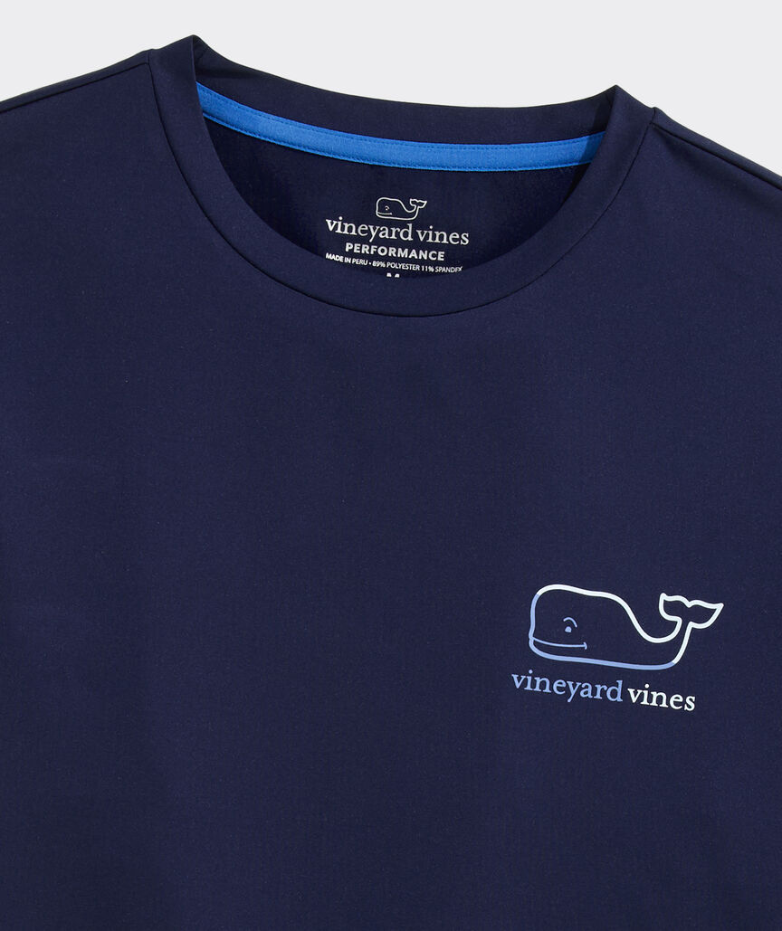 Performance Burgee Whale Short-Sleeve Harbor Tee