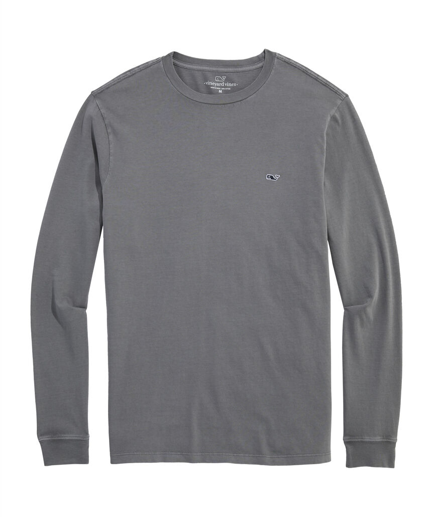 OUTLET Sunwashed Whale Embroidered Long-Sleeve Tee