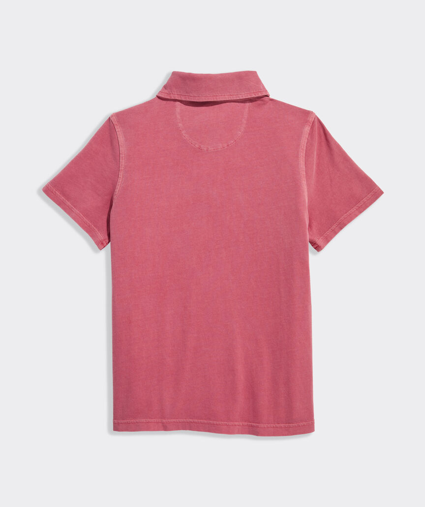Boys' Garment-Dyed Surf Polo