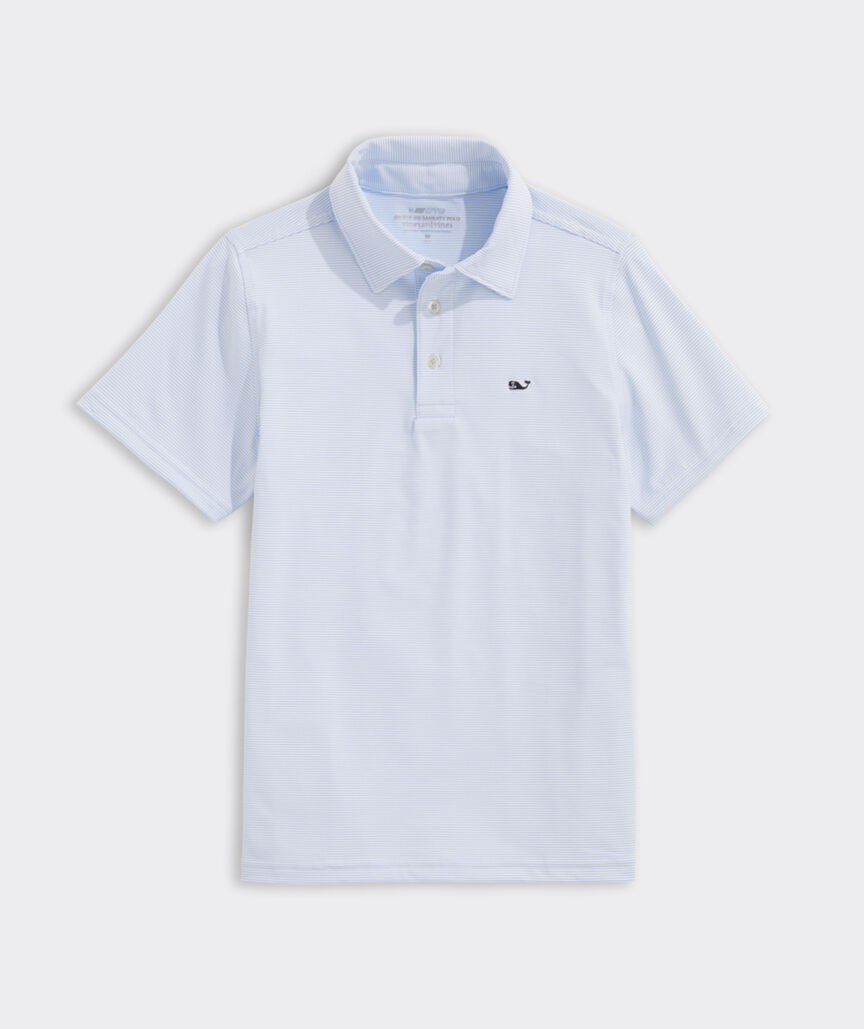 Boys' Performance St. Jean Stripe Sankaty Polo