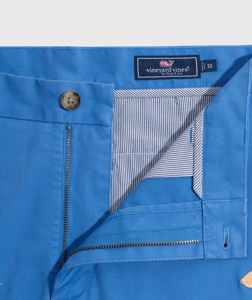 OUTLET 7 Inch Embroidered Breaker Shorts