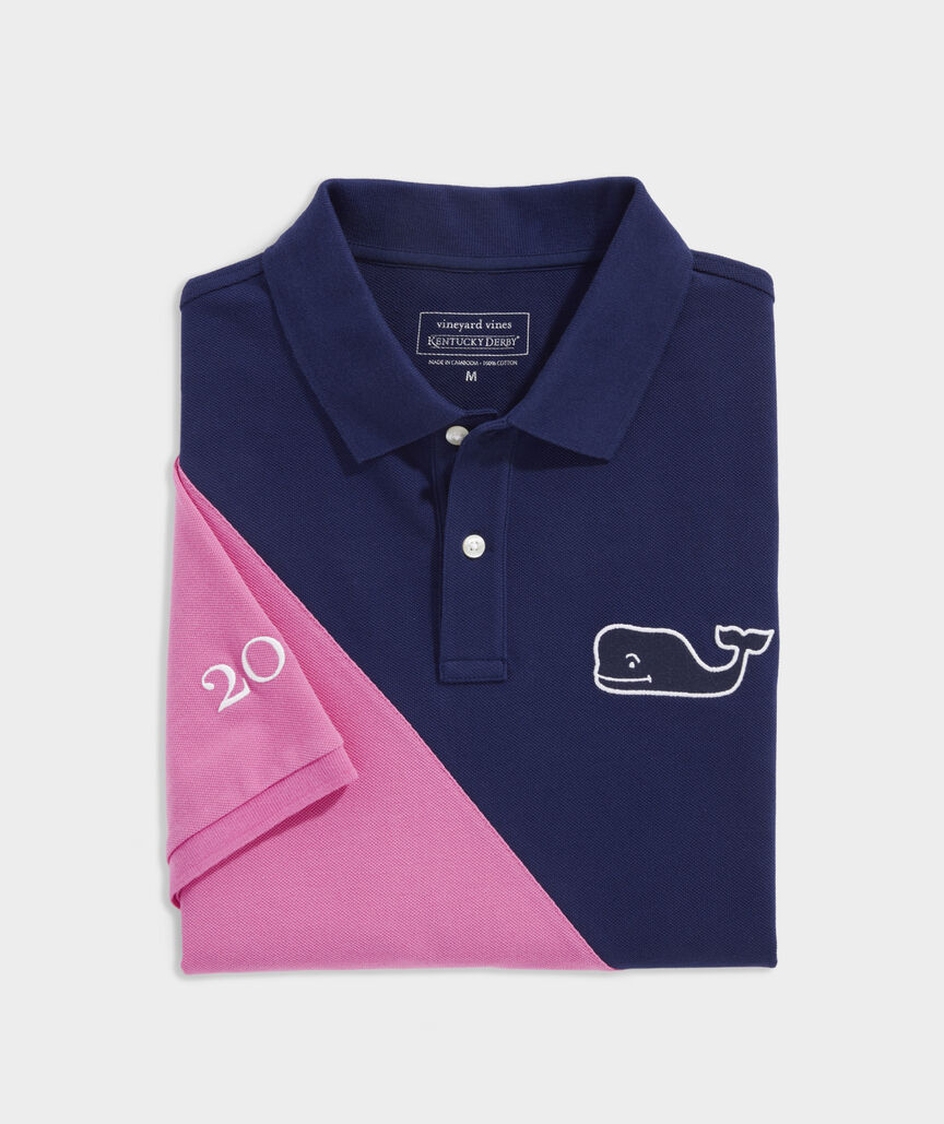 Shop Kentucky Derby Colorblock Polo at vineyard vines