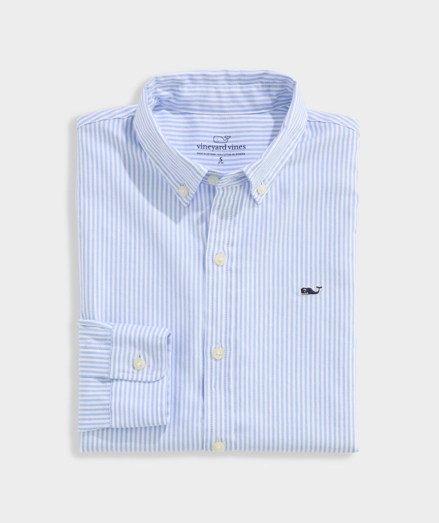 Boys' University Stripe Oxford Shirt