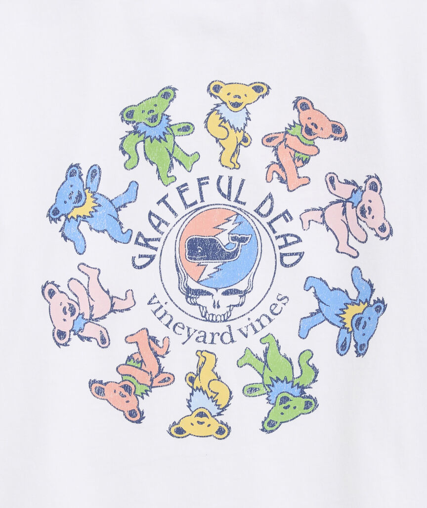 Women's Grateful Dead x vineyard vines Dancing Bears Boxy Tee