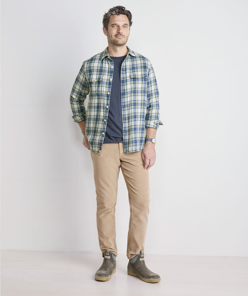 Stretch Terry Cord 5-Pocket Pants