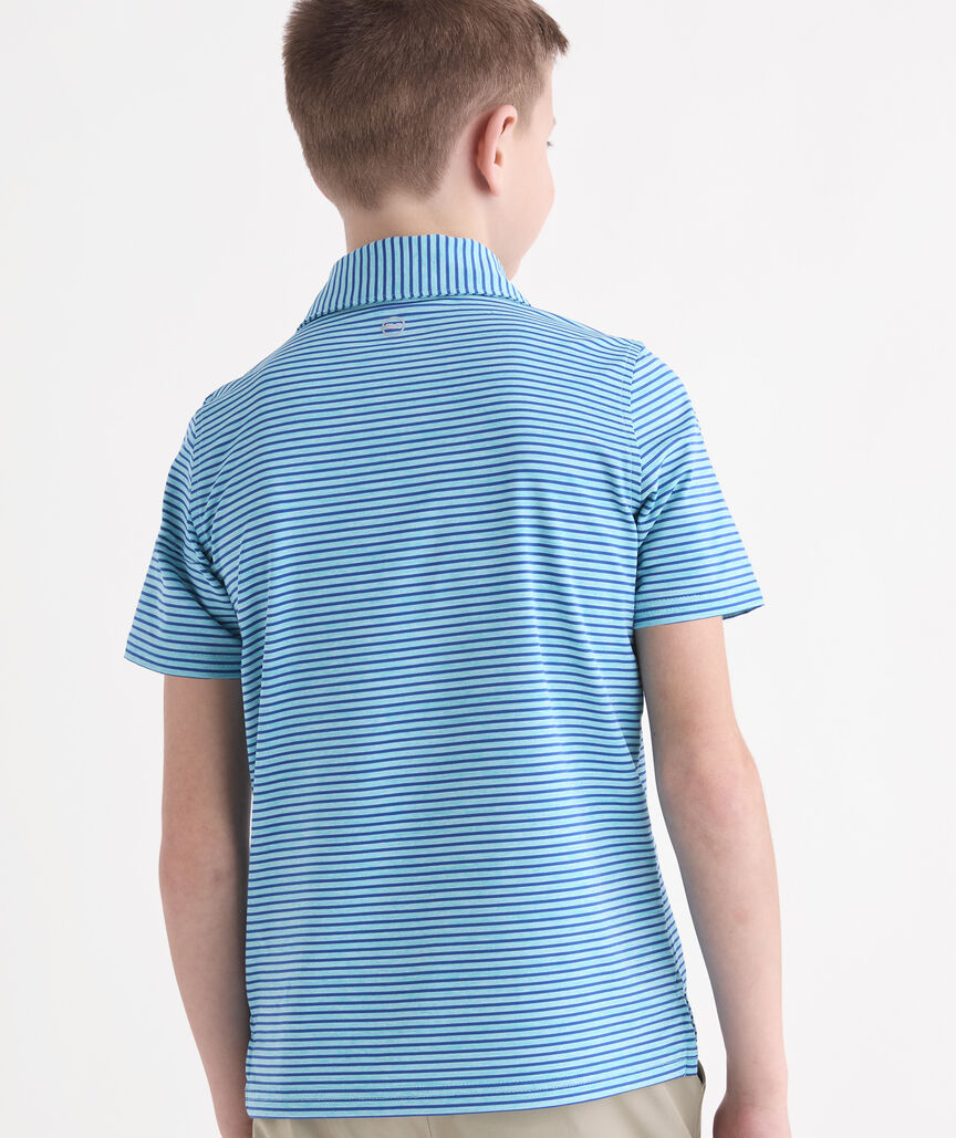 Boys' Performance Bradley Stripe Sankaty Polo