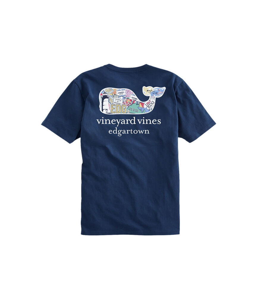 OUTLET Edgartown Sticker Whale Short-Sleeve Pocket Tee