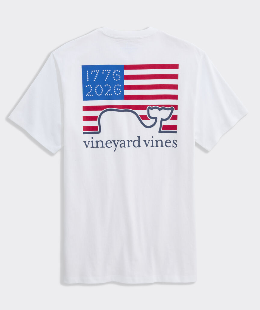 1776 To 2026 Flag Short-Sleeve Pocket Tee