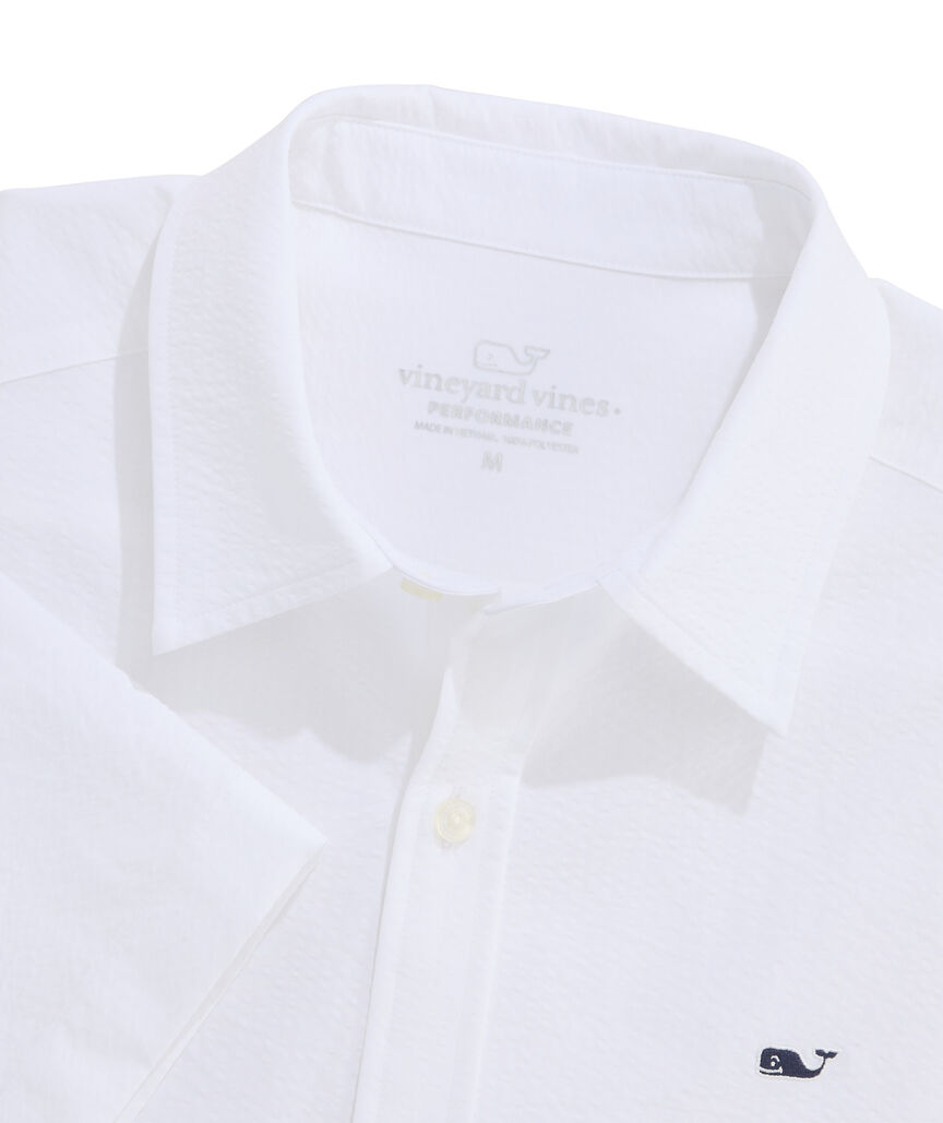 OUTLET Performance Performance Seersucker Short-Sleeve Shirt