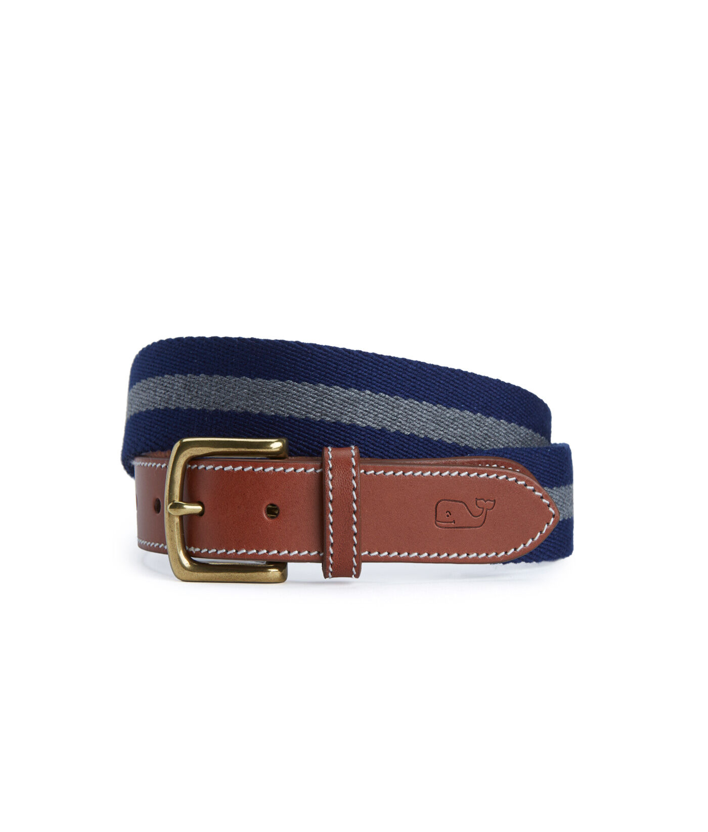 Heathered Wool Canvas Club Belt