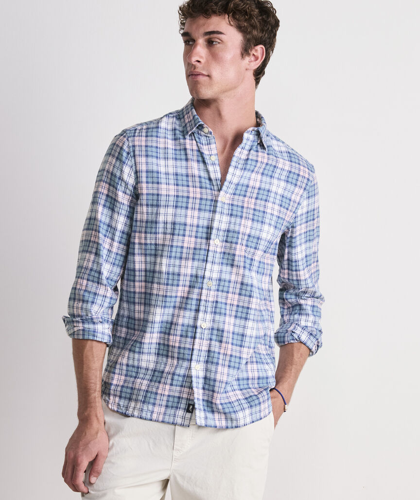 Nobadeer Plaid Island Cotton Shirt
