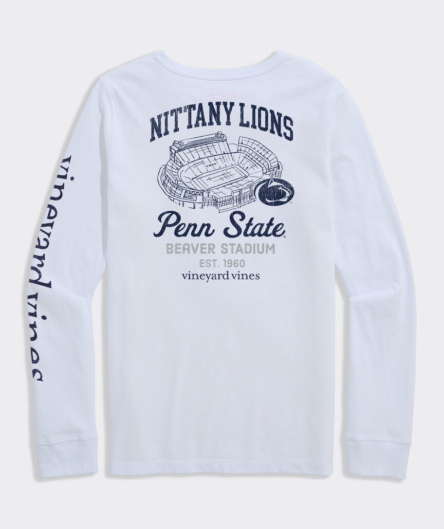 Penn State Women's Beaver Stadium Long-Sleeve Pocket Tee