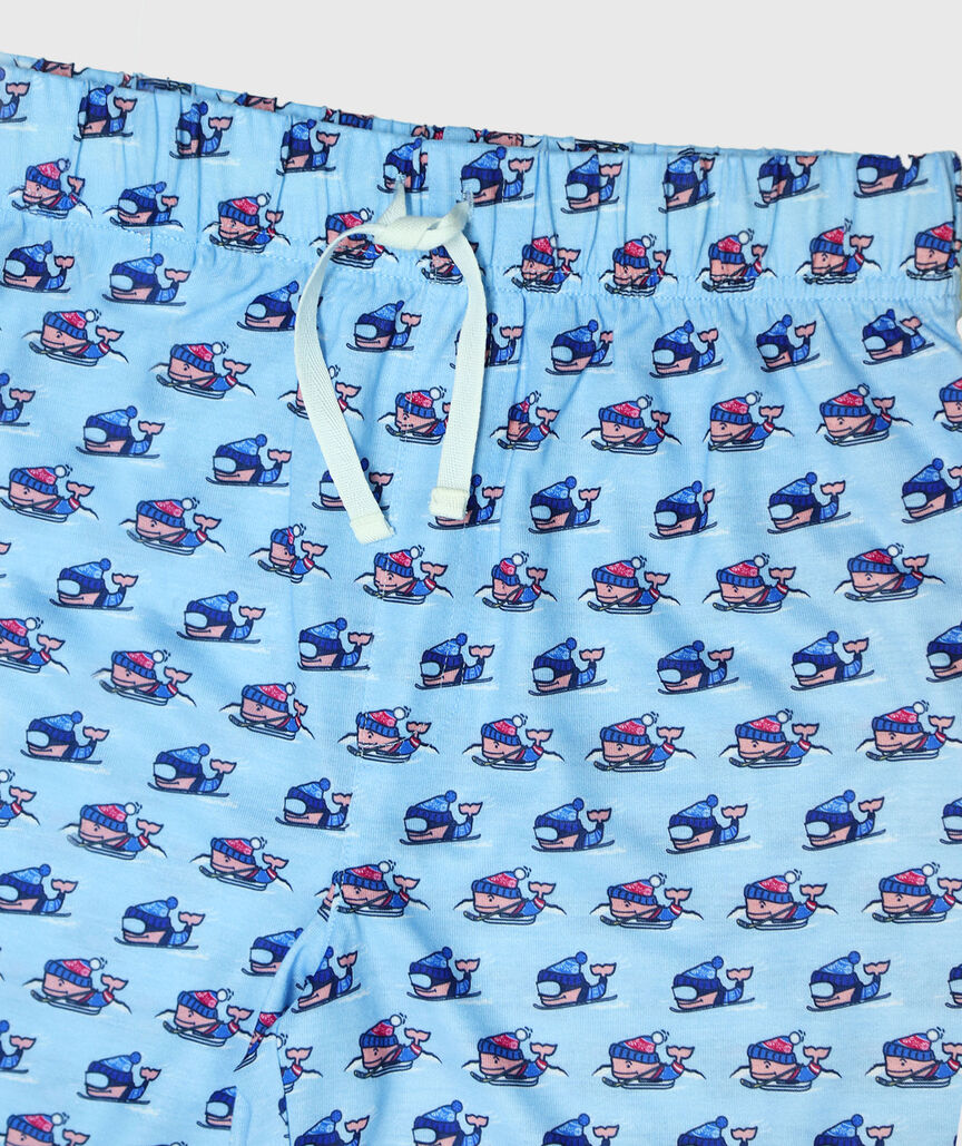 OUTLET Kids' Winter Sports Whale Pajama Pants
