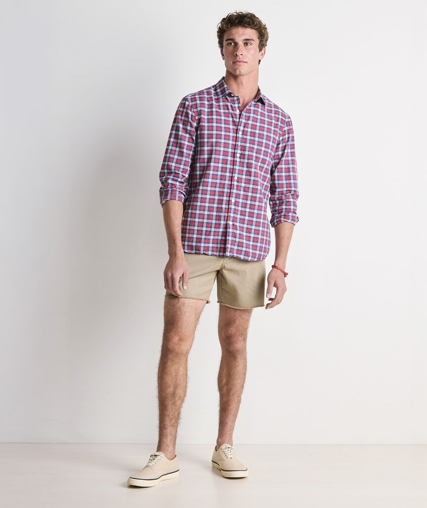 Overlook Plaid Cotton Madras Shirt