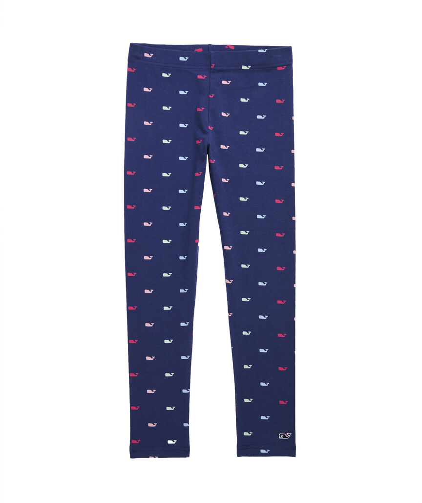 OUTLET Girls' Multi-Whale Printed Legging