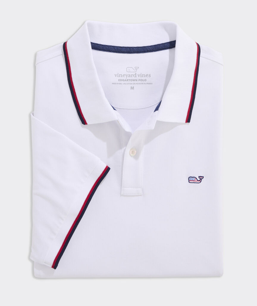 Tipped Edgartown Pique Polo