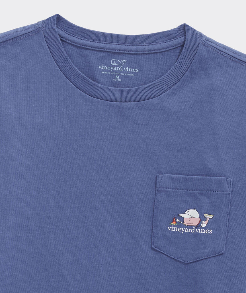 Shop Boys' GlowInTheDark Summer Camp Whale ShortSleeve Pocket Tee at vineyard vines