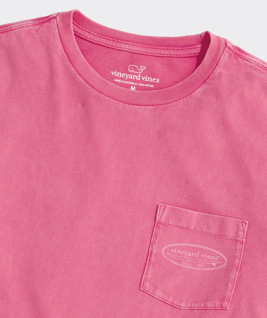 Drift Dye Outlined Surf Logo Short-Sleeve Pocket Tee