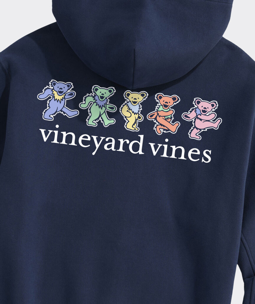 Grateful Dead x vineyard vines Dancing Bears Clean Fleece Hoodie