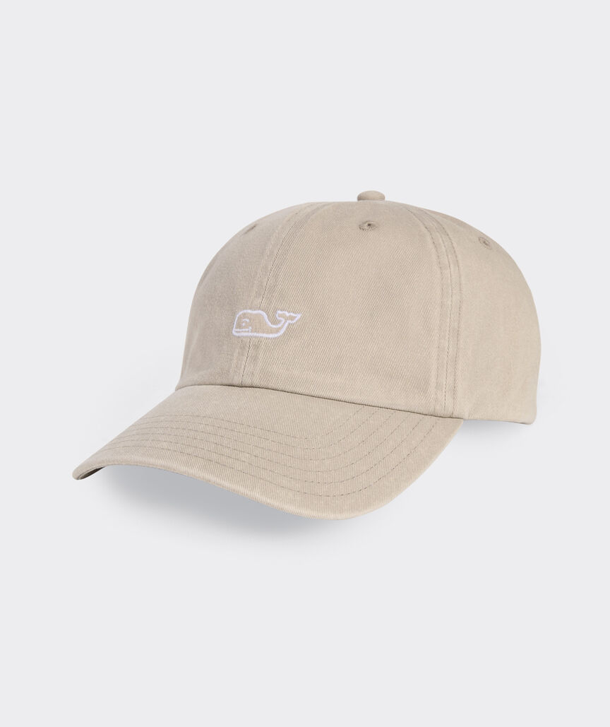Garment-Washed Classic Whale Baseball Hat