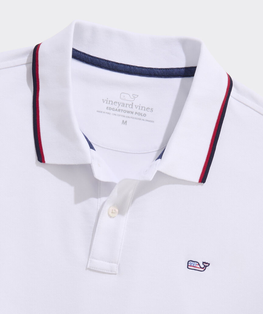Tipped Edgartown Pique Polo