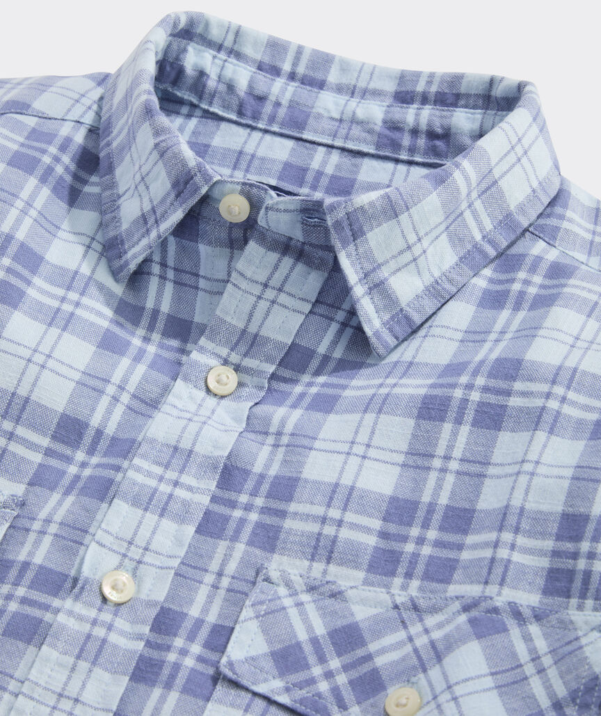 Hummock Pond Plaid Island Cotton Shirt