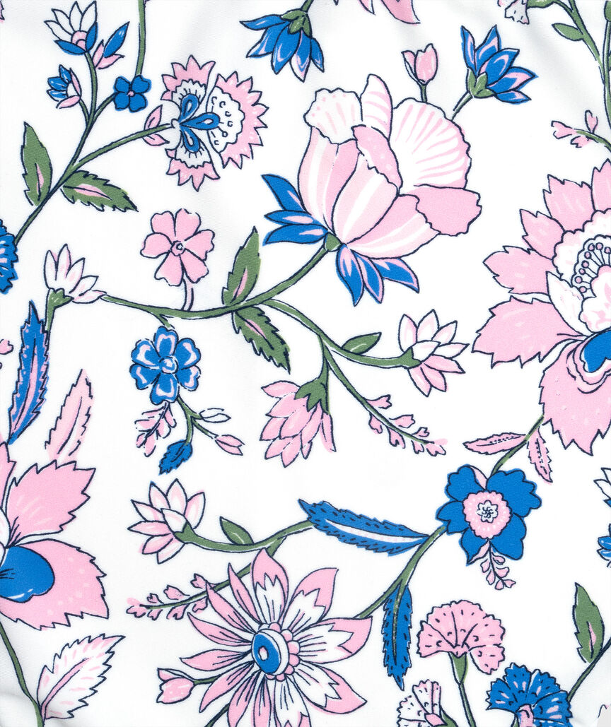 OUTLET Printed Mid-Rise Bikini Bottom