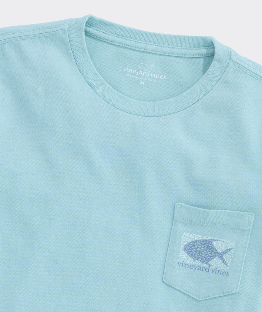 Boys' Garment-Dyed Vintage Permit Whale Short-Sleeve Pocket Tee