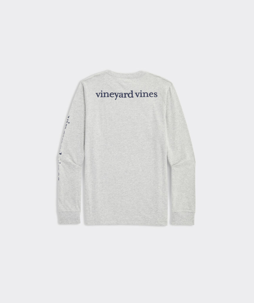 Boys' Basketball Whale Long-Sleeve Tee