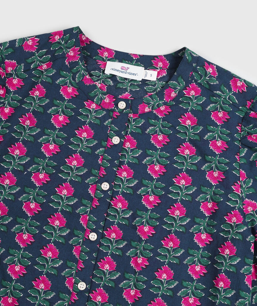 OUTLET Long-Sleeve Popover Top