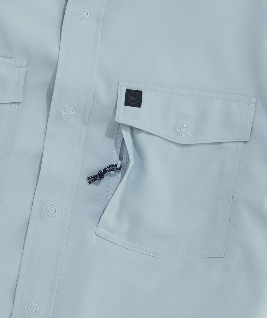 Performance Masthead Solid Short-Sleeve Harbor Shirt